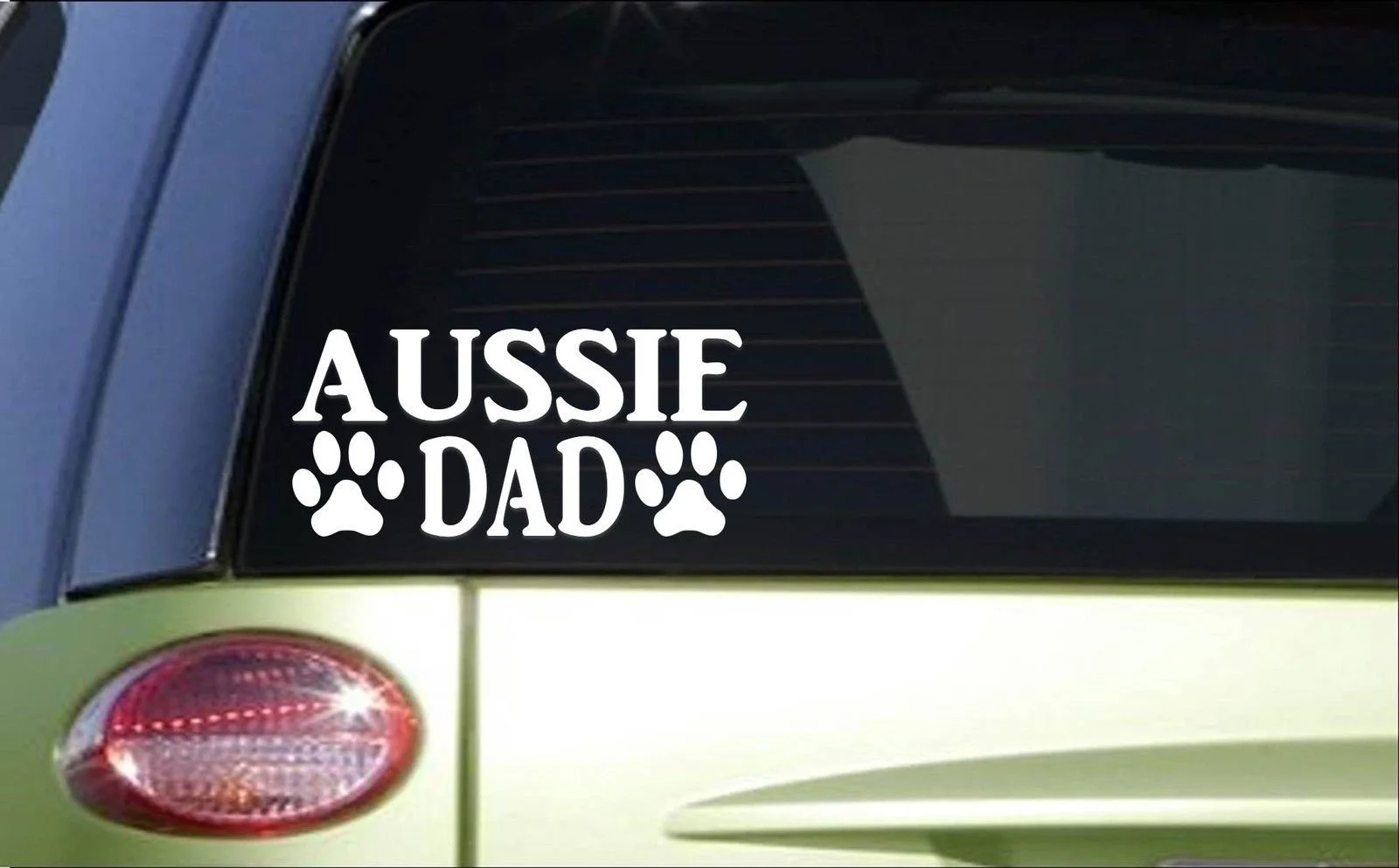Aussie Dad 8 дюймов стикер наклейка Австралийская овчарка ловкость обучение Окно