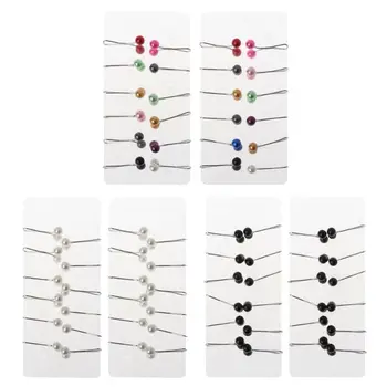 

24Pcs Muslim Hijab Scarf Pin Pearl Clip Scarf Pin Headscarf Shawl Scarf Accessories Lady Muslim Scarf Clips Jewerly Gift