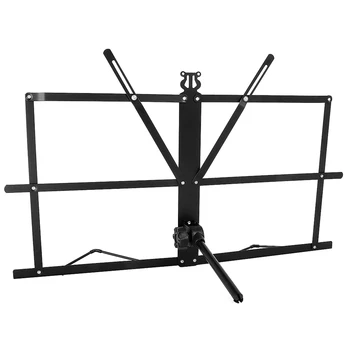

Folding Tabletop Music Stand Metal Sheet Music Holder Foldable Desktop Stand