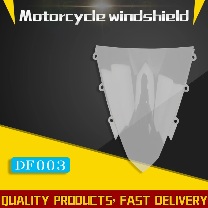 ABS черный прозрачный дефлектор ветровое стекло для Honda CBR500R CBR400R CBR 500R 400R CBR400 CBR500 R 16-17 - Цвет: 1 pcs Clear