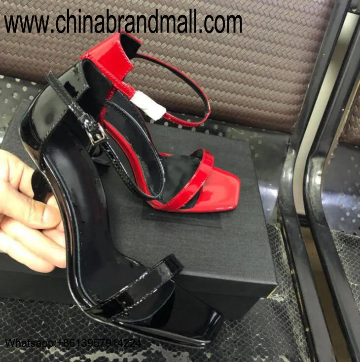 

Designer Women High Heels Sandals Top Quality High-heeled Pumps Multiple Colors Ladies Patent Leather Dress Single Shoes