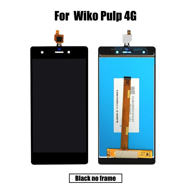 Для Wiko Pulp 4G lcd и сенсорный экран дигитайзер с рамкой дисплей экран модуль аксессуары сборка Замена инструменты