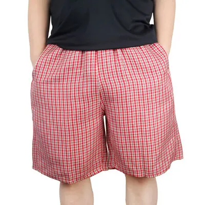 Тяжелый чистый шелк повседневные штаны пляжные размера плюс свободные пижамы шорты для отдыха Натуральный шелк штаны для сна - Цвет: HONGGE STK