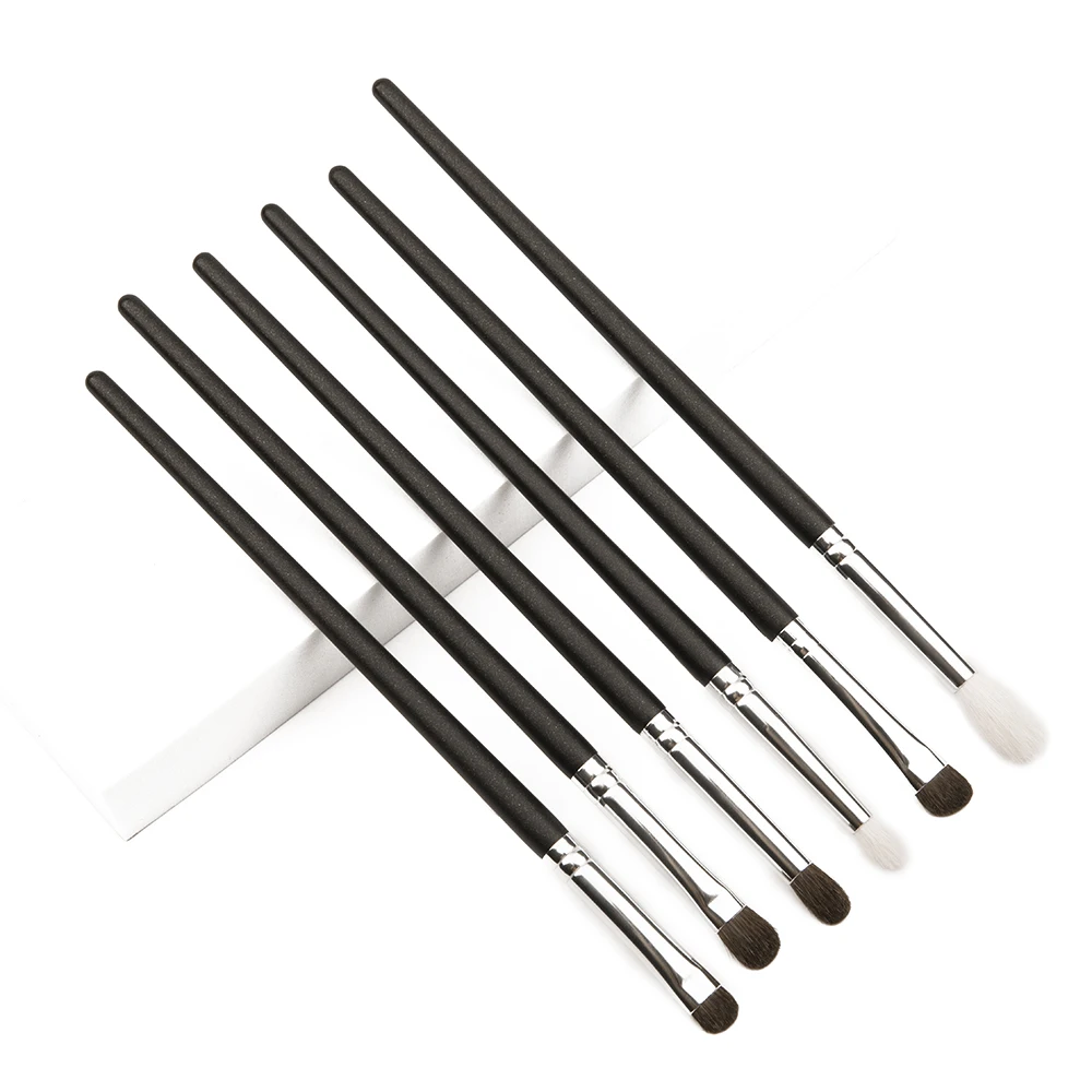 Makep Brush Set Eyeshadow Matte Black Color Soft Goat Hair Beauty Make Up Kit Brochas Maquillage 2/3/8/7 Pcs Shinedo