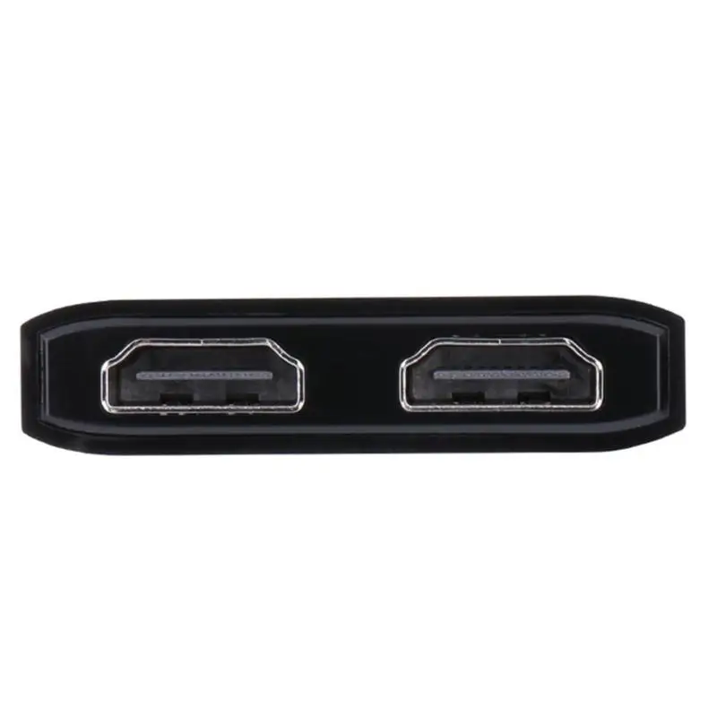 Тип C HDMI конвертер аудио-видео синхронная передача Разветвитель USB C на двойной HDMI адаптер 4K видео дисплей док-станция