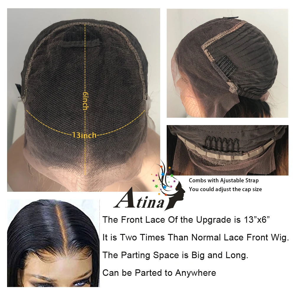 Парики с челкой короткие 13x6 глубокий часть Синтетические волосы на кружеве парики из натуральных волос с Африканской структурой, вьющиеся Предварительно Реми волос натуральный парик для черных Для женщин Латина