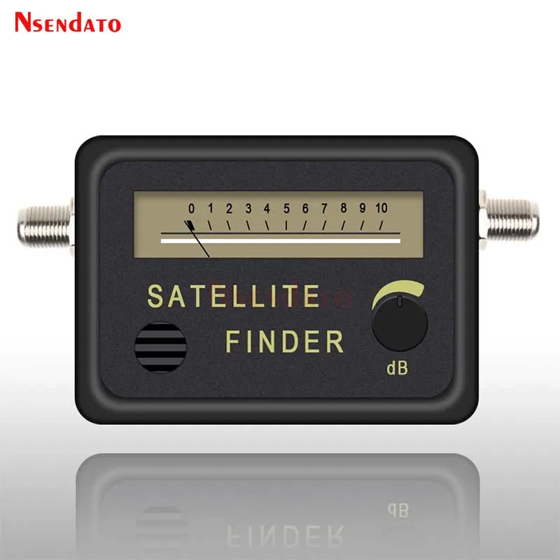1PCS Satfinder Sat Finder Digital Analog Signal Satellite Dish Alignment Meter F 