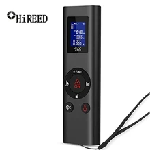 HIREED 40M Digital Laser Rangefinder Mini USB Charging Rechargeable Handheld Distance Meter