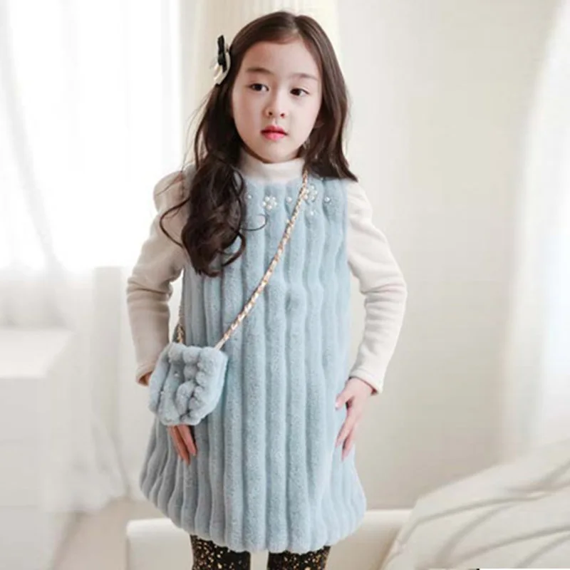 Платье для маленьких девочек 2019 г. Осенне-зимнее детское повседневное теплое