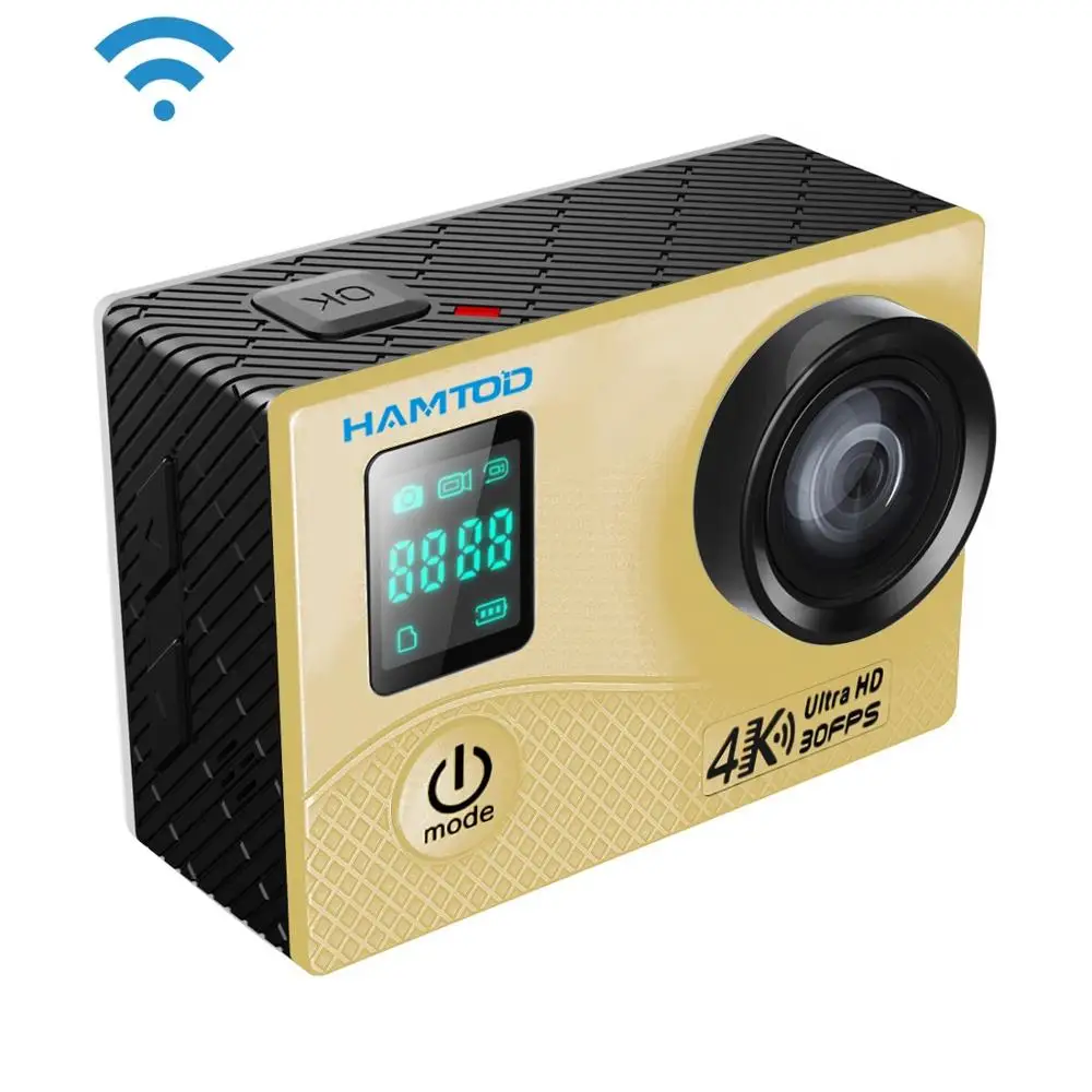 4K WiFi водонепроницаемый чехол для фотокамеры Allwinner V3 программа 0,66 дюймов передний экран 2,0 дюймов ЖК-экран 170 градусов широкоугольный объектив