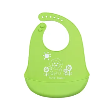 

Baby Bib Cartoon Waterproof Feeding Aprons Infant Bibs Accessories Silicone Breastplate Feeding Baby Saliva Towel