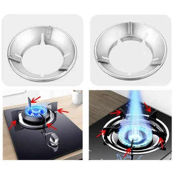 

Gas Stove Cover Ring Reducer Pot Holder Accessories Energy Saving Easy Installation Kitchen Heat Insulation Windproof BJStore