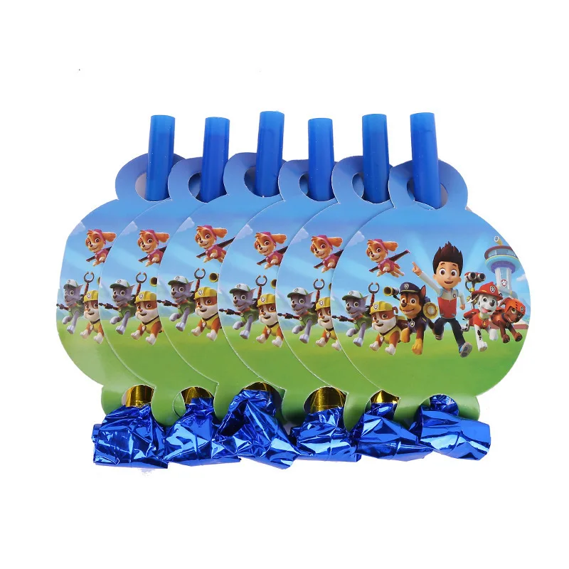 Paw Patrol Birthday Party Balloons Toy Birthday Banner For Kids Boys Girls Party Decoration Paper Cup Plate Tableware Supplies
