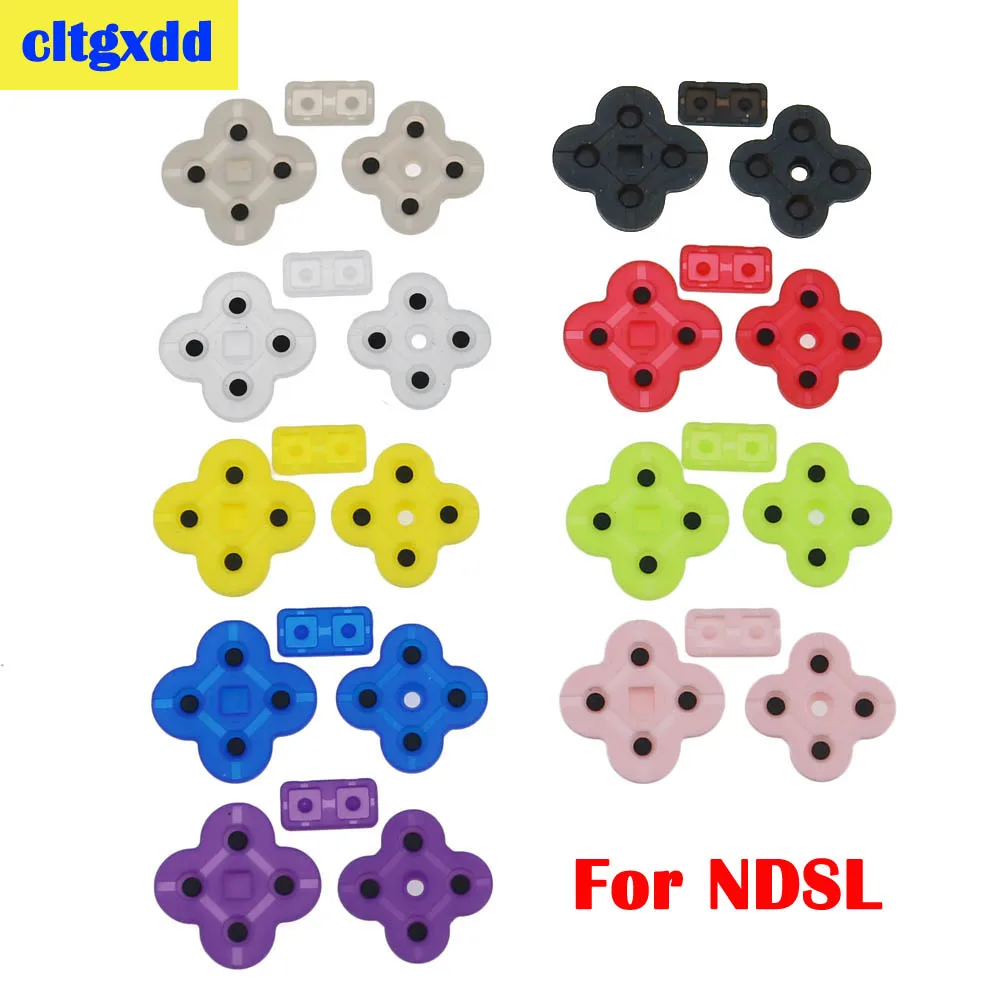 

1Set Conducting Rubber Silicone D-pad Pad L R Left Right Keypad For Nintendo DS Lite NDSL Controller Button Pad Set Replacement