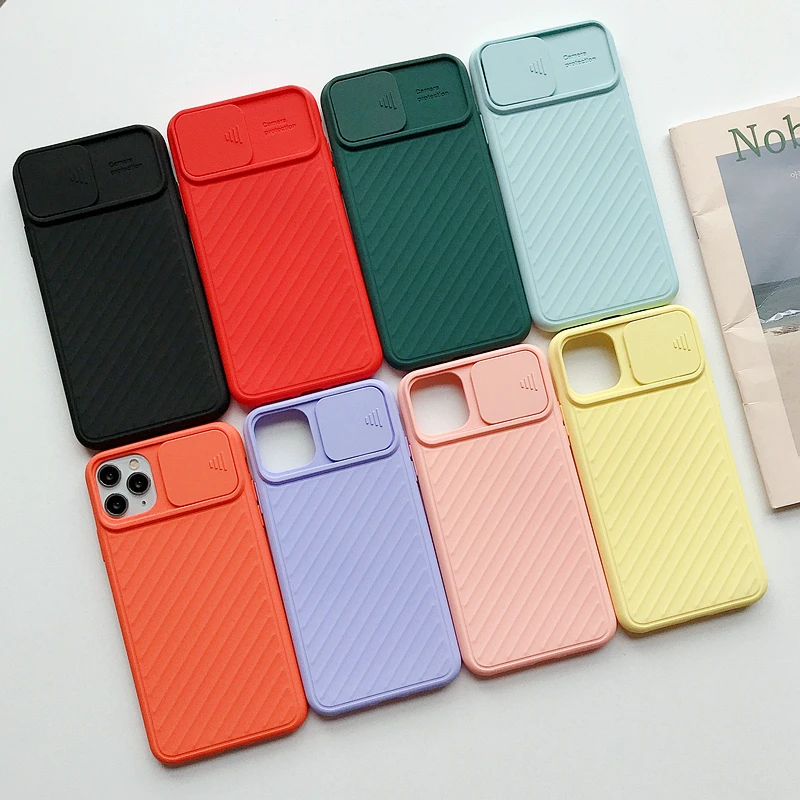 

Camera Lens Protection Phone Cases For iPhone 11 12 Pro XS MAX Soft Candy TPU Cover Case For iPhone 12 Mini 8 7 6 6S Plus X XR