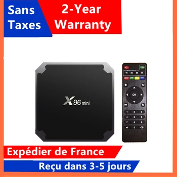 

iptv box X96mini Android 9.0 tv box 1G 8G 2G 16G media player x96 mini Amlogic S905W smart ip tv set top box ship from france