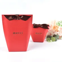 10 шт. красная креативная Подарочная коробка, Высококачественная коробка для конфет, маленькая Подарочная коробка, на заказ, плюс логотип, двумерный код