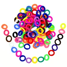 100 шт./компл. модные женские туфли резинка для волос детский маленький гибкий цветной резиновая щетка для волос, веревка, "конский хвост", лента для волос для девочек женские аксессуары для волос