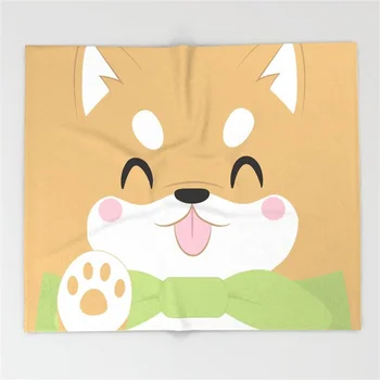 

Cute Cartoon Cat Coral Fleece Fuzzy Blankets on Bed Throws Bedsheet for Kids Girls