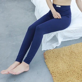 

2020 new Autumn&winter new Modal women's thermal thickening High waist elasticity bottoming autumn Plus Size 5XL long pants