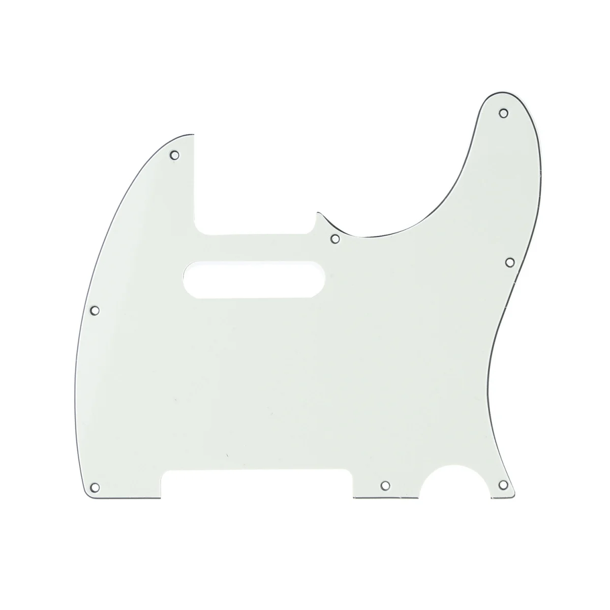 Musiclily Pro 8-Hole гитара Tele Накладка для JPN сделано Fender Япония Telecaster, 3Ply слоновая кость
