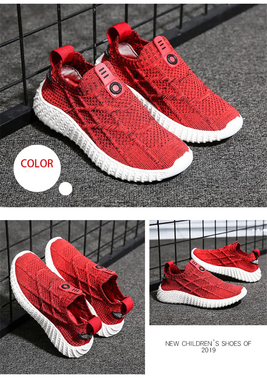 TKN Kids Flats Sneakers Shoes Breathable Mesh Upper Toddlers Boys Girls Walking Shoes Children Autumn Casual Sneakers Shoes 829