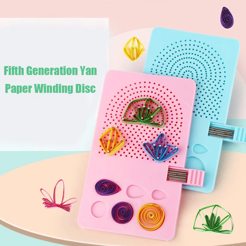 Paper Crafting Winder Quilling Board with Pins Storage Grid Guide Gadgets RE 