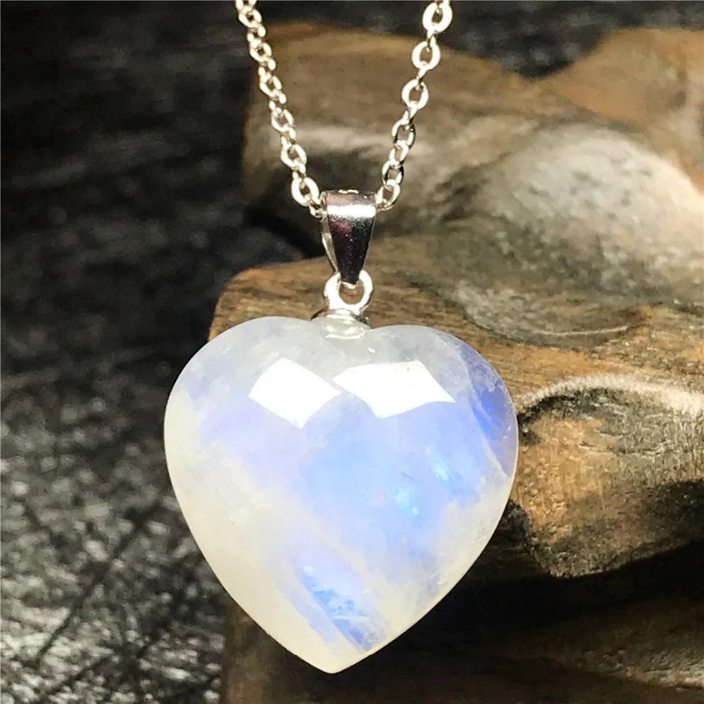 Heart Moonstone Pendant (295)
