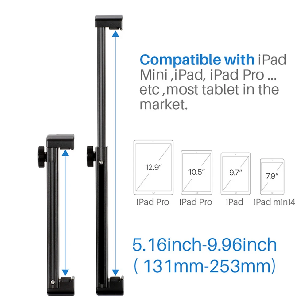 Ulanzi U-Pad Pro алюминиевый держатель для штатива планшета зажим Холодный башмак совместим с iPad Pro iPad Mini