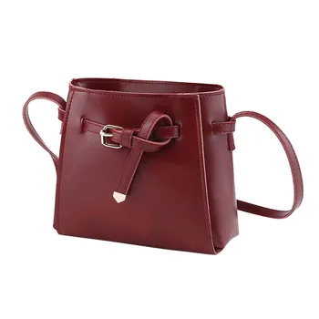 

Messenger Bag Women's Fashion Casual Single Should Bags PU leather pouch 4 style solid pouch daily сумки gift zipper closed 2020