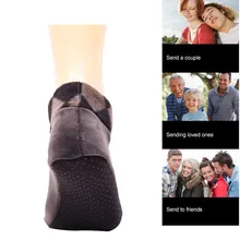 Мужские и женские утепленные зимние теплые носки нескользящий для дома пол мягкие повседневные тапки чулочно-носочные изделия HSJ88