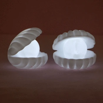 

Romantic Pearl Shell Nightlight Room Desktop Decoration