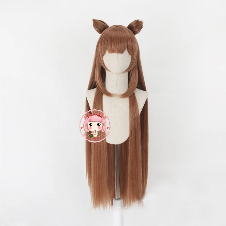 

The Rising of the Shield Hero Tate no Yuusha no Nariagari Raphtalia Cosplay Wigs With Ear 100cm Cosplay Hair + Wig Cap