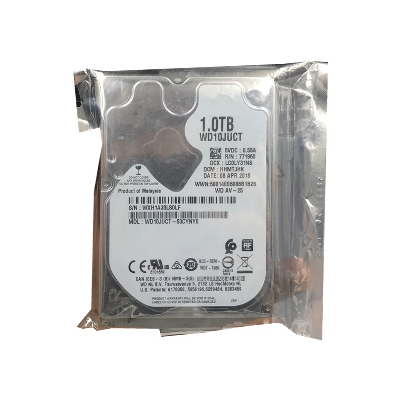 ο  HDD WD Black 1 ׶Ʈ 2.5 SATA 6 ⰡƮ/ 16MB 5400RPM  ϵ ũ Ʈ ͸ HDD WD10JUCT