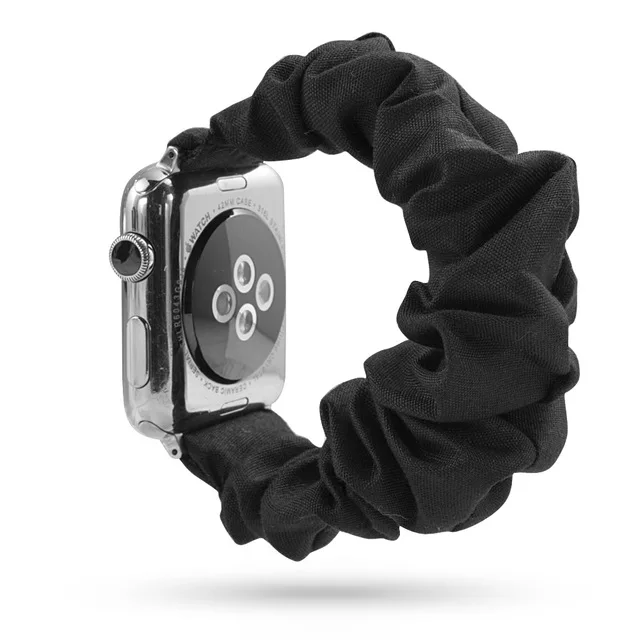 Scrunchie Elastic Watch Strap for Apple Watch Band Series 5 4 3 2 Strap 38mm 40mm 5