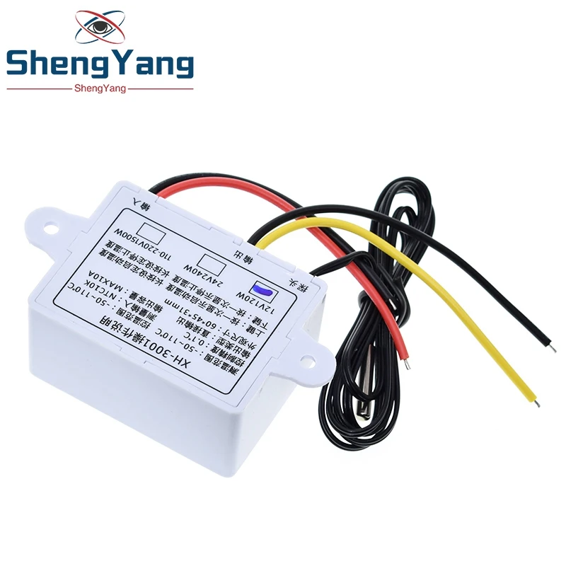 10A 12V 24V 220VAC цифровой светодиодный Температура контроллер XH W3001 для Arduino охлаждения