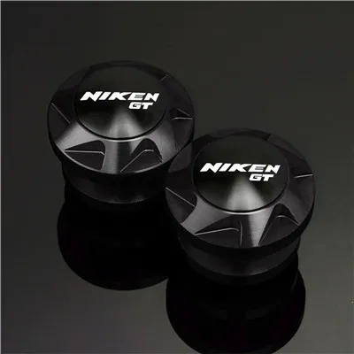 Аксессуары для мотоциклов NIKEN GT NIKENGT Achterbrug Spoelen slider M6 stand schroeven LOGO "NIKEN GT" - Цвет: Black
