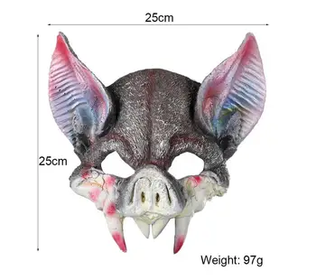 

Bat Mask Wing Monster Halloween mask Beast latex cosplay devil latex masks party masquerade masks horror animal Carnaval Costume