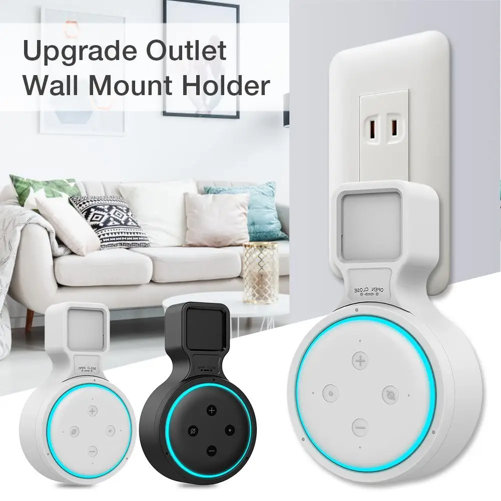

For Amazon Audio Echo Dot 3rd Voice Assistant Speaker Socket Charge Bracket Smart Speaker Hanger Power Charging Audio Stand Rack