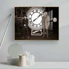 

Back To The Future Home Decoration Canvas Painting Wall Silk Poster Cloth Living Room Abstract 20-1005-41-18