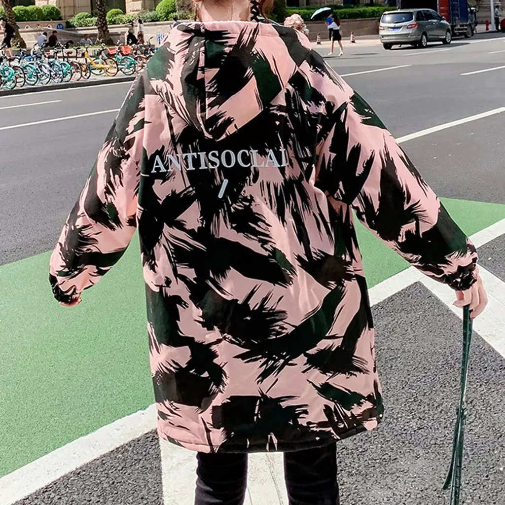 Fashionable Coat Skiing Jackets Women's Hooded Warm Parkas Bio Fluff Parka Coat Hight Quality Female New Winter Collection
