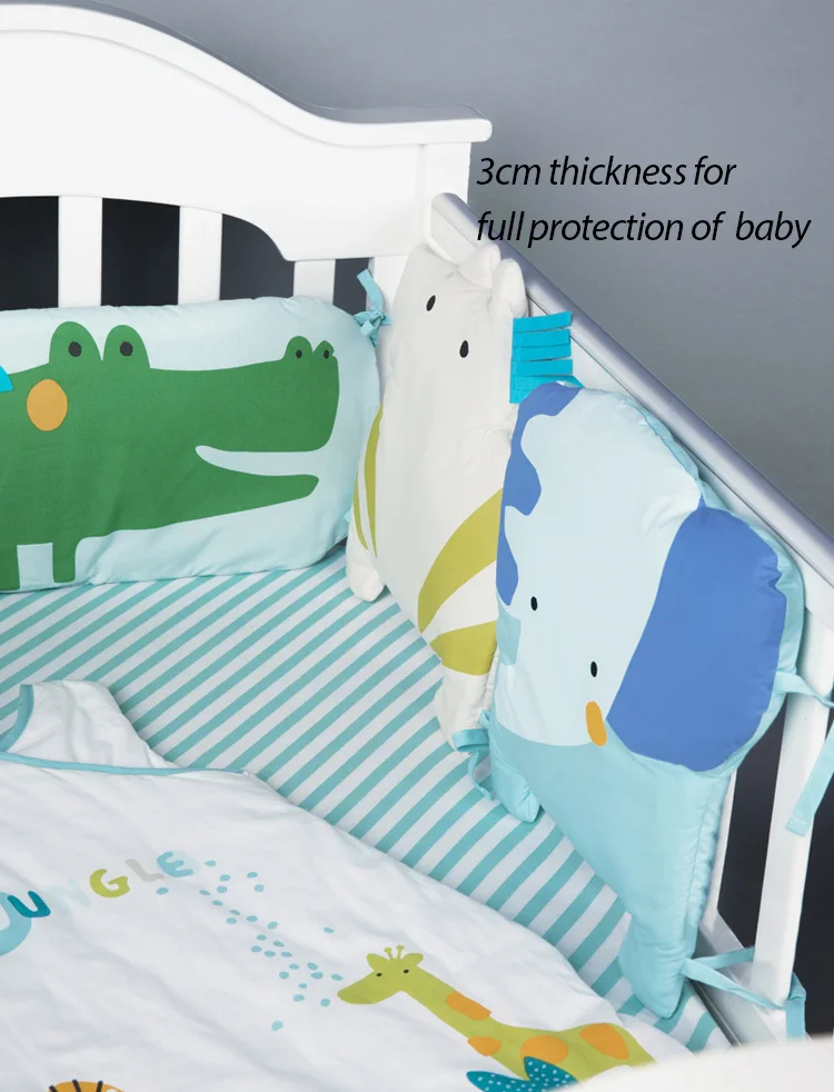 Кровать для новорожденных бампер INS все размеры хлопковая кроватка 1,8 м Бампер протектор украшение в детскую комнату детская кровать детская кроватка