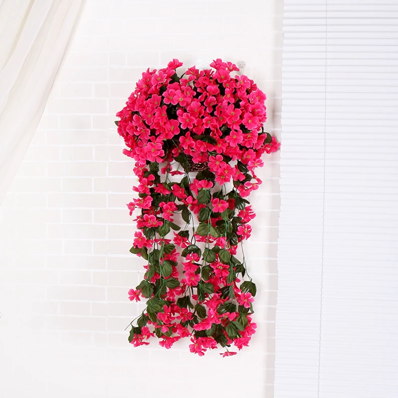 1 Bunch Lily Bracket Plant Hanging Garland Flowers Vine Home Wedding Xmas