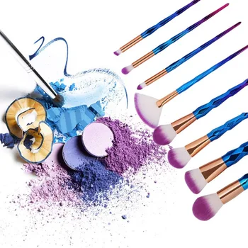 

15PCS colorful Makeup Brush set Diamond Style PlasticCompact Size Foundation Blusher Powder Eyebrow Cosmetic Brush Tools