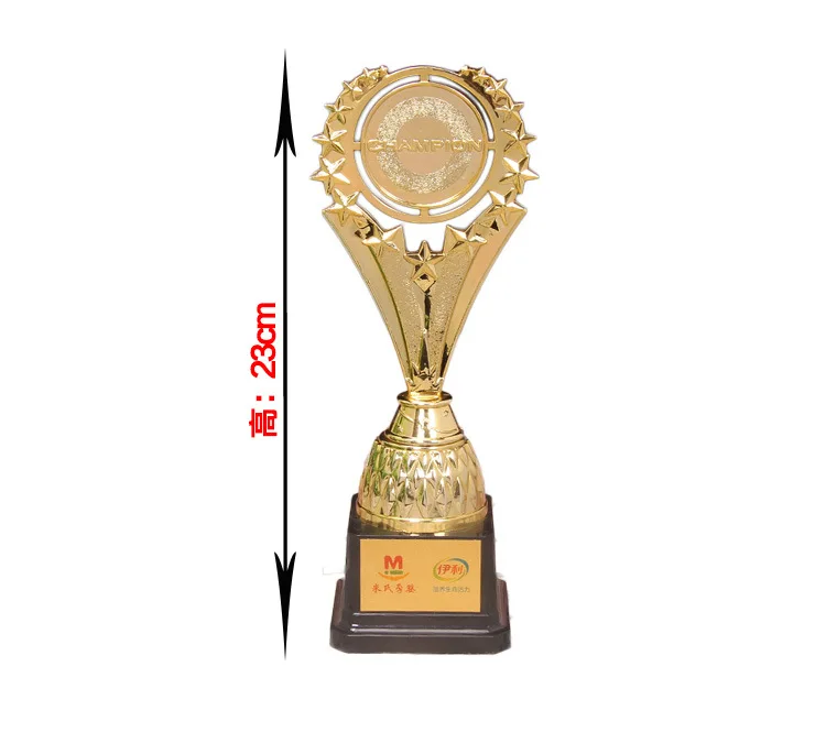 Gold Statue Factory Wholesale Plastic Little Trophy Cool Wheat Flower Card Trophy Kindergarten Little Trophy Wholesale Customiza
