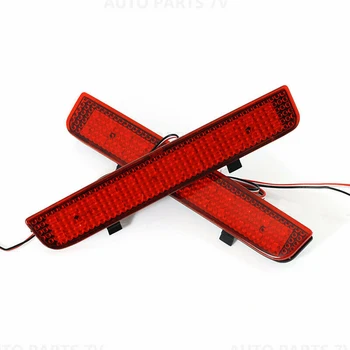 

2pcs Bumper Reflector Lights For Land Rover Freelander LR2 L322 Range Red Waterproof Replacement Durable