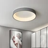 Modern Led Ceiling Light Fixtures Bedroom Round Living Lamp With Remote Control Study Office Decoration Black Lighting ► Photo 1/6