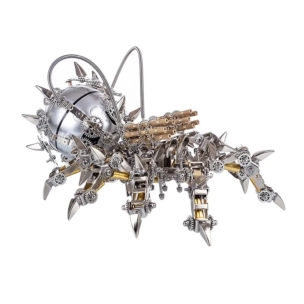

DIY Assemble Model Kit 3D Stainless Steel Mechanical Model Bluetooth Audio Gear Model - Tarantulas kids Christmas Gift
