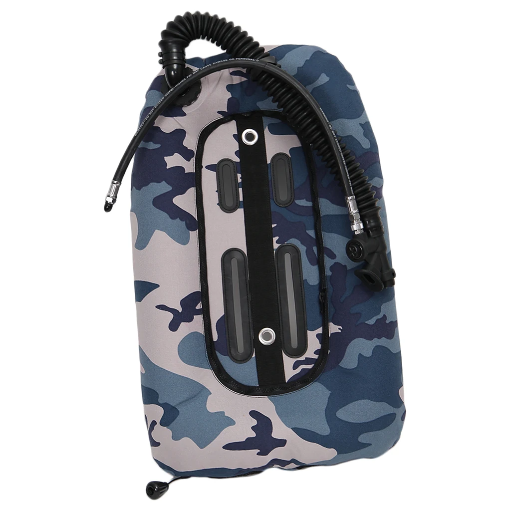 Camo Дайвинг пончик крыло 18lb/8,1 кг с одной трубкой Подводное плавание BCD Tech задняя пластина для дайверов техника оборудование