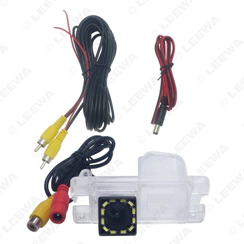 LEEWA специальная автомобильная камера заднего вида Whit 4LED/8LED/12LED для Mitsubishi Pajero камера заднего вида резервная камера(американская